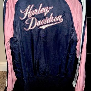 Help-I have too many jackets-Light weight cloth HarleyDavidson MED womens jacket